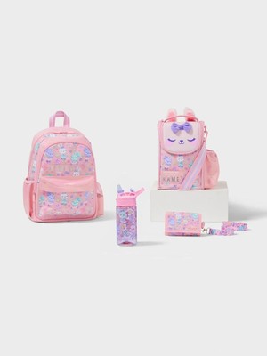 Smiggle Playtime 4'lü Bunny Okul Çanta Set ( Çanta Suluk Beslenme Cantası Cüzdan )