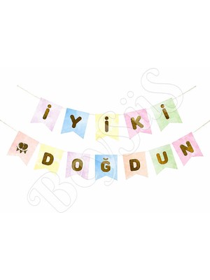 BeySüS İyiki Doğdun Banner Makaron