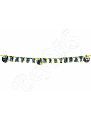 BeySüS Batman Temalı Happy Birthday Banner