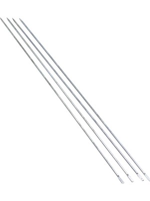 Demir Grup cc İnce Kare Kesim Metal Ciğer ve Domates Şişi - 50 cm