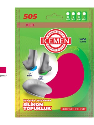 Icemen 505 Silikon Topukluk, Içe ve Dışa Basma Düzeltici