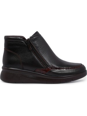 Zeytuk Kadın Hakiki Deri Casual Bot