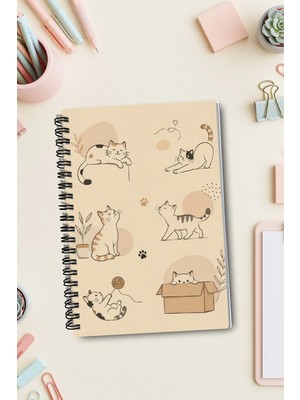 giftkonsept Patili Dostlar Konseptli 50 Yaprak 100 Sayfa Sprialli Defter