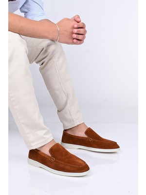 Bestello Bağcıksız Kauçuk Taban Hakiki Deri Loafer 028-2000 Erkek Ayakkabı
