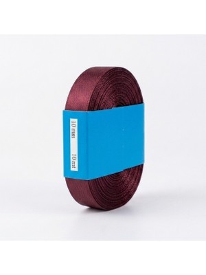 Karakız Kurdele Bordo 1 cm 10 Metre