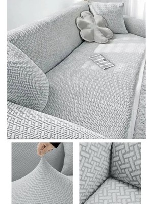Arife Home Koltuk Örtüsü 3 Kişilik Tuğla Desen A Kalite Tek Adet Yıkanabilir Kayma Yapmayan Kanepe Çekyat Örtüsü Esnek Yıkanabilir  Bir Adet Sofa Cover