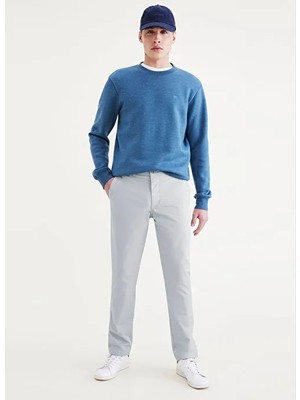 Dockers Normal Bel Slim Paça Slim Fit Gri Erkek Pantolon 79488-0169