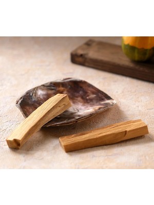Hepta Collection Miebox Wish Kit Placuna Enerji Başlangıç Seti : Palo Santo Tütsü ve Placuna Deniz Kabuğu Tütsülük