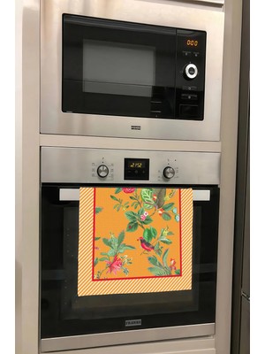 Aymira Home Dekoratif Mutfak Pamuklu Fırın Havlusu Özel Desenli 35X50 cm Yıkanabilir