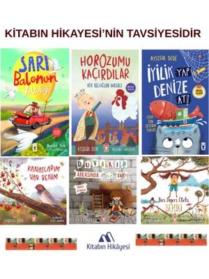 Timaş Çocuk Ayşegül-Dede-Kitapları-Sarı-Balonun-Yolculu-Bir-Diğer-Öteki-Duvarın-Arkasında-Horuzum-Kaçırdılar (6kitap)