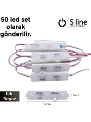 Renas Store Samsung LED Modul 3 Lü Ilık Beyaz (BAĞ:50ADET)
