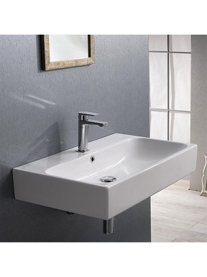 MarkEntegra 75 cm Etajerli Seramik, Modern ve Estetik Görünüm