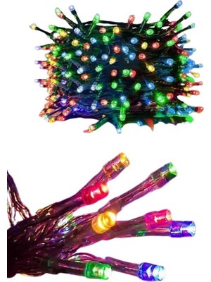 Renas Store 5 Metre Ampul LED Işık Renkli Rgb Çok Renkli LED Aydınlatma