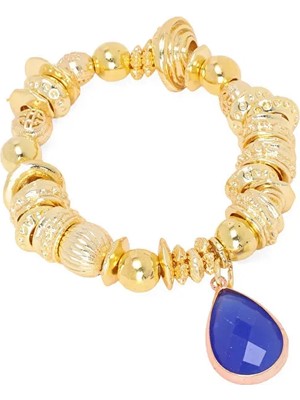 Faik Sönmez Taşlı Gold Bileklik W27BLK001