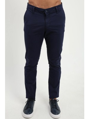Dufy Erkek Regular Fit Lacivert Pantolon