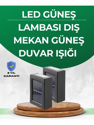 Valor Şeffaf Abajurlu Duvar Tipi Solar Işık
