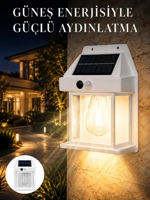 Valor Sensörlü Solar LED Dış Duvar Aydınlatma Yeni Nesil