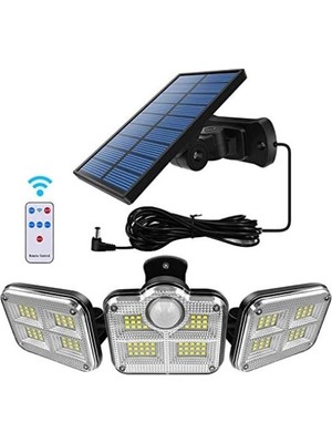 Zenviaa Solar Panelli Uzaktan Kumandalı 122 LED Bahçe Aydınlatması ZENVIAAC12