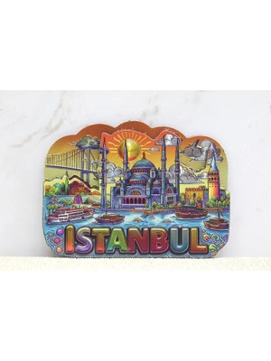 Renas Store Istanbul Temalı Silikon Buzdolapı Süsü Magnet ALK5376