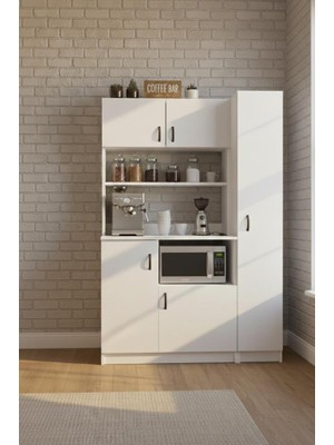 Haus Modüler Mocha 1-4 Çok Amaçlı Erzak,kiler,mutfak Dolabı