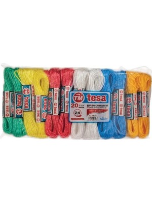 Renas Store Temsan 20 Metre Naylon Çamaşır Ipi 24'lü