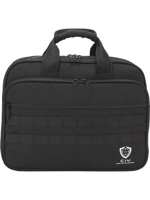 Dada Tactical Körüklü Laptop Evrak Çantası 14"-15,6"-16" Inç A4 Kağıt ve Dosya Uyumlu