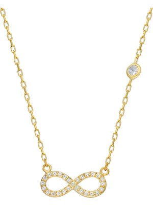Eva Pırlanta Sonsuzluk Kolye 718940 Gold