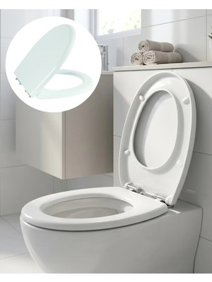 Valor Universal Klozet Kapağı Kolay Montaj Kaydırmaz Alt Ped Dayanıklı Banyo Aksesuarı