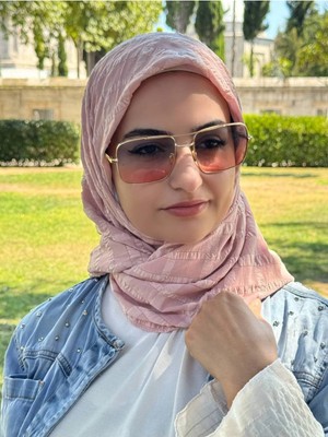 ALDAIYR Jakarlı Pamuk Caz Eşarp 120X120 Pamuk Ikinci Desen