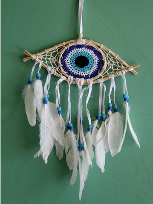 Renas Store Rüya Kapanı Düş Kapanı Dream Catcher Göz Tasarımı Roshıta-56