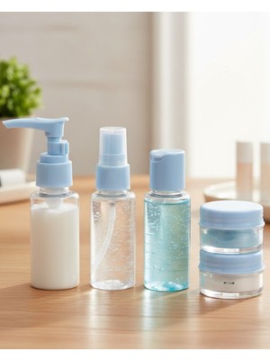 Renas Store Seyahat Için 5’li Şeffaf Dolum Şişesi Seti 30 ml