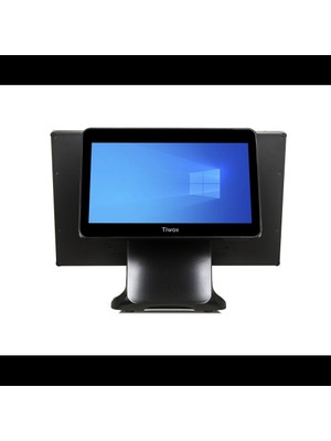 Tiwox TP-7610-D, Intel I7 10.nesil, 18.5" Ekran,  8gb Ram, 128GB M.2 Ssd, Endüstriyel, Dokunmatik Pos Pc (Çift Ekran)
