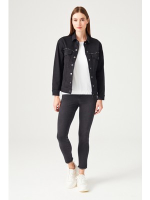 NaraMaxx Zımbalı Denim Ceket