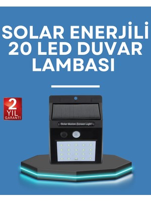 Valor Hareket Algılamalı Solar LED Güvenlik Lambası