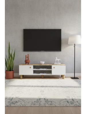 Haus Modüler Bohem Tv Ünitesi,2 Kapaklı Tv Sehpası