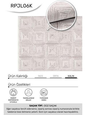 TeknoKapsül Youdayhomecollection Jalura Model Oturma Odası Halısı