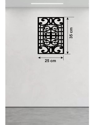 Belirtilmemiş Osmanlı Motifli Dekoratif Ahşap Duvar Tablosu - 25X35 cm Kesim
