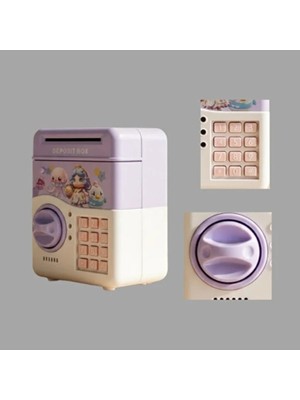 Hediye Bahçesi Müzikli Kumbara - Işıklı - Şifreli Atm Tasarımlı