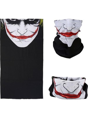 Renas Store Joker Desenli Çok Amaçlı – Yüz, Boyun ve Bandana Maskesi 5 No
