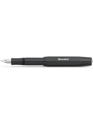 Kaweco 10000766 Skyline Dolma Kalem, Medium Uç Siyah