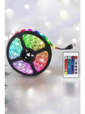 Astraltech Yeni Nesil Rgb Işıklı 10METRE Şerit LED Kumandalı Şarj Edilebilir