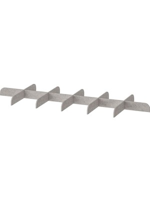 Sürgülü Raf Içi Düzenleyici, Açık Gri, 100X35 cm