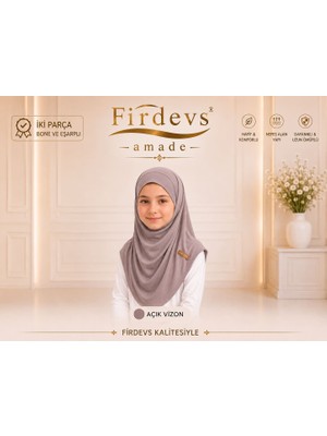 Firdevs Çocuk Eşarp & Boru Boneli