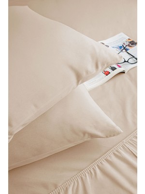 Elart Basic Lastikli Çarşaf Seti Tek Kişilik 100X200+28 Bej