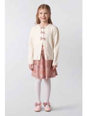 Panço Liberty Kumaş Kız Çocuk Triko Hırka