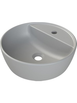MarkEntegra 42 cm Mat Gri Lavabo, Modern Kullanım Kolaylığı