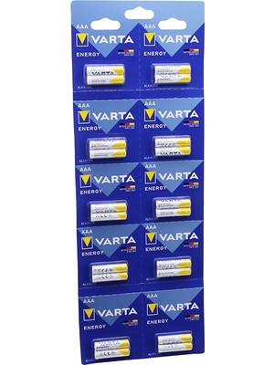 Renas Store Varta Ince Pil Alkalin 20PCS