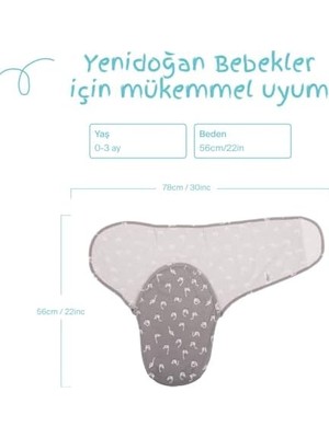 Bg Store Sevi Bebe Interlok Kundak Kuğu Desen