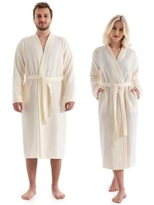 Bg Store Denizli Concept Unisex Kimono 4 Kat Müslin Bornoz