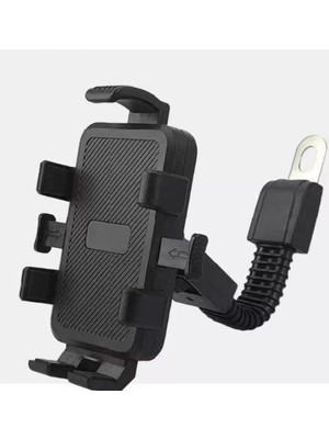 Renas Store BY555D Motosiklet Ayna Telefon Tutucu ZR661